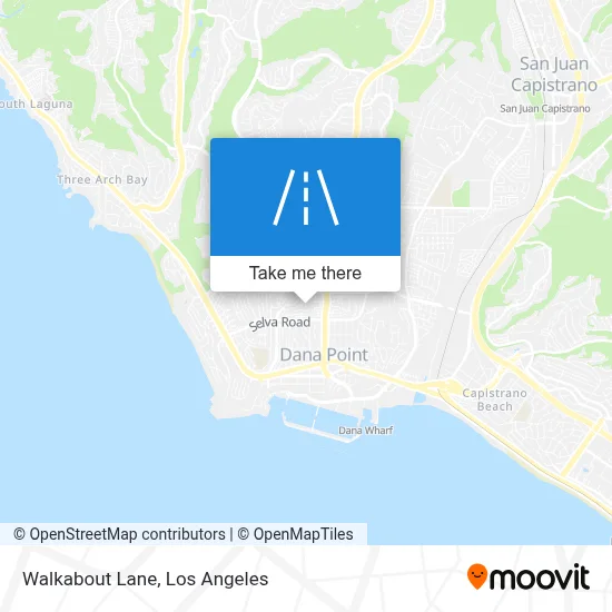 Walkabout Lane map