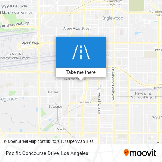 Pacific Concourse Drive map