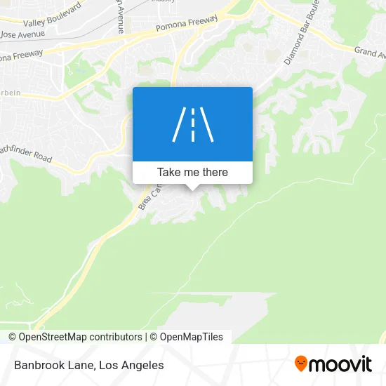 Banbrook Lane map