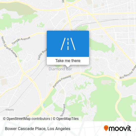 Bower Cascade Place map