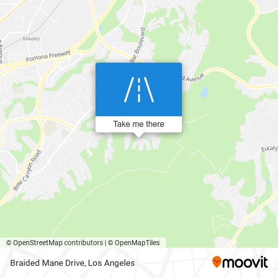 Braided Mane Drive map