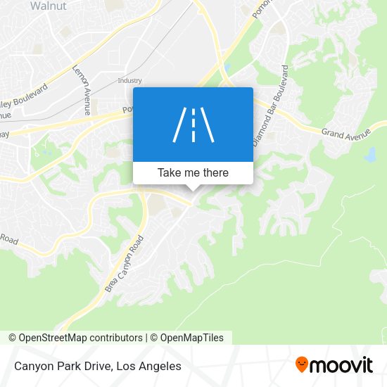 Mapa de Canyon Park Drive