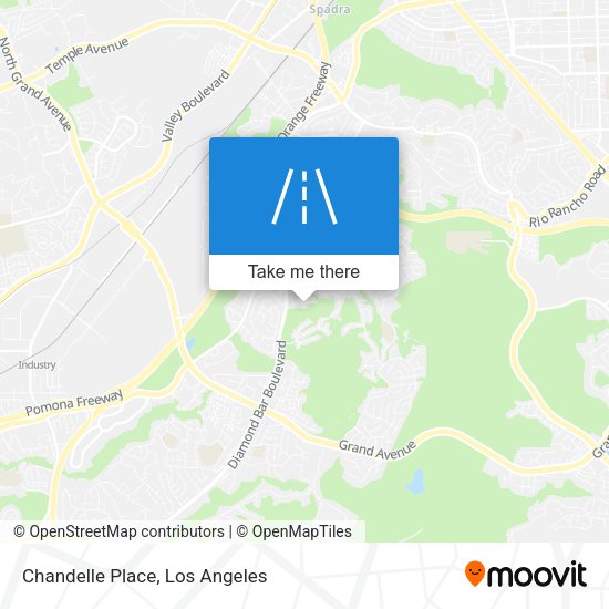 Mapa de Chandelle Place