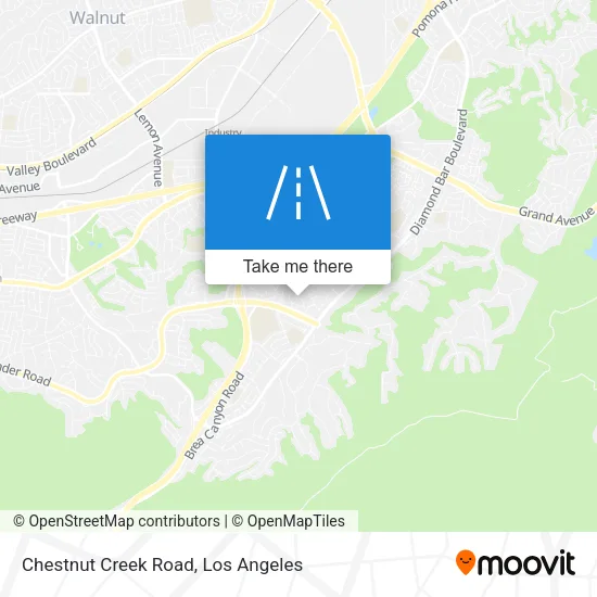 Chestnut Creek Road map