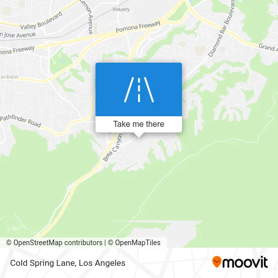 Cold Spring Lane map