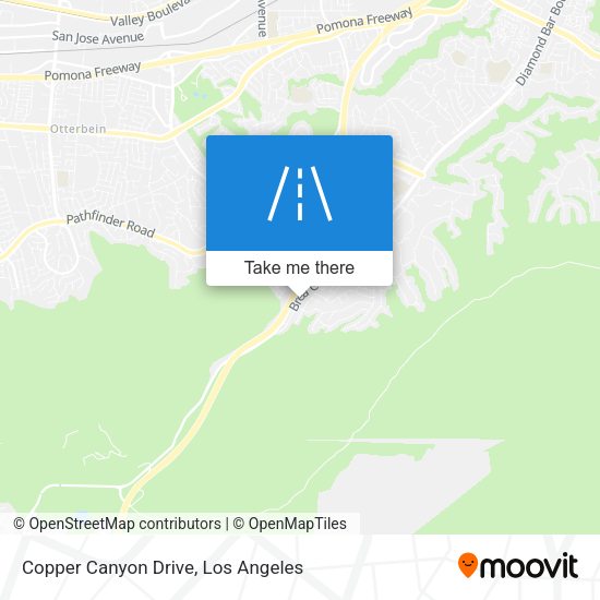 Copper Canyon Drive map