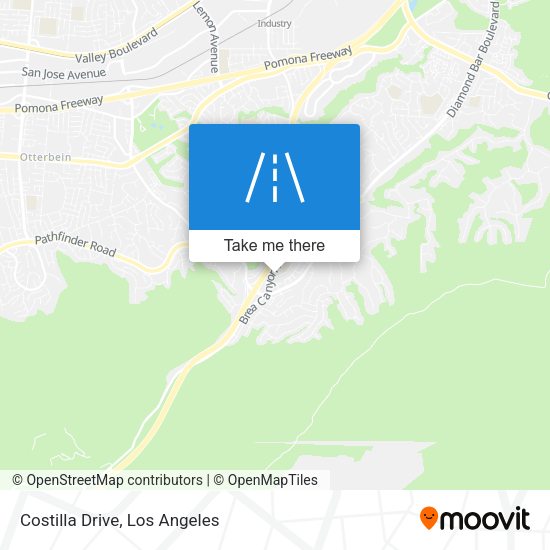 Mapa de Costilla Drive