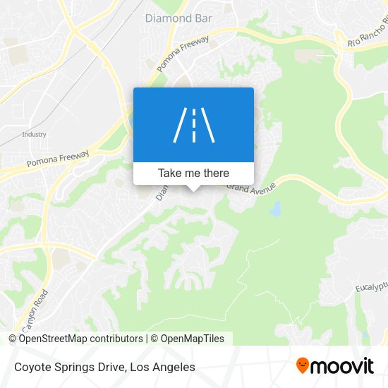 Coyote Springs Drive map