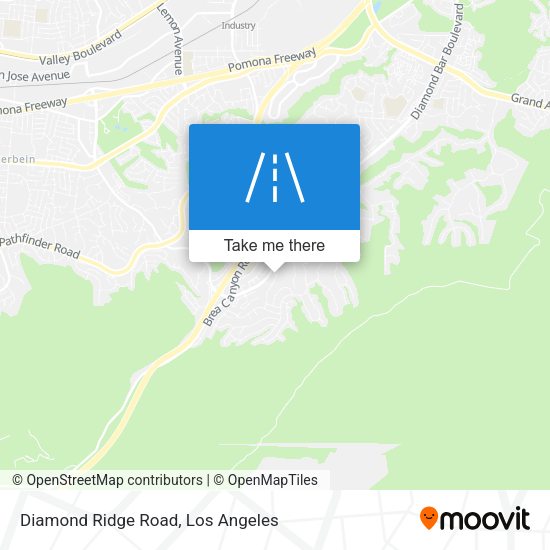 Diamond Ridge Road map