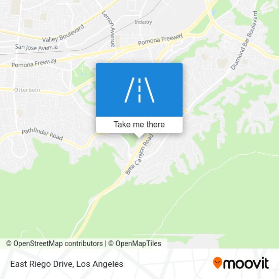 Mapa de East Riego Drive