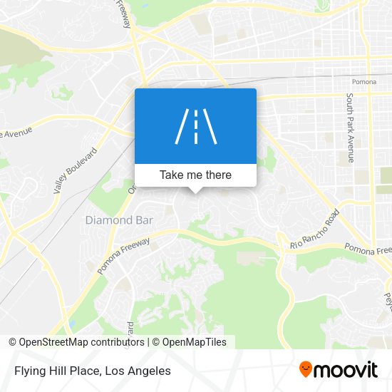 Flying Hill Place map