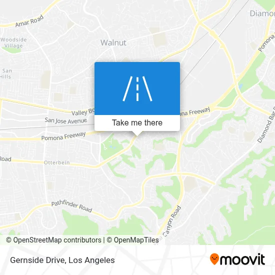 Gernside Drive map