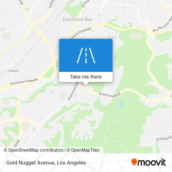 Gold Nugget Avenue map