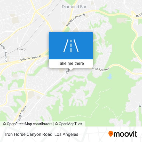 Mapa de Iron Horse Canyon Road