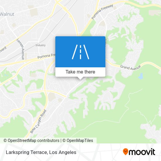 Larkspring Terrace map