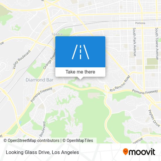 Looking Glass Drive map