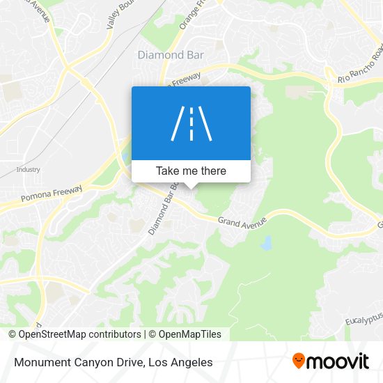 Monument Canyon Drive map