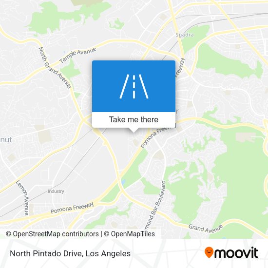 North Pintado Drive map