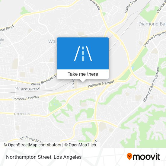 Mapa de Northampton Street