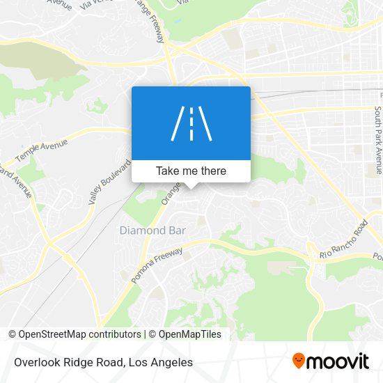 Overlook Ridge Road map