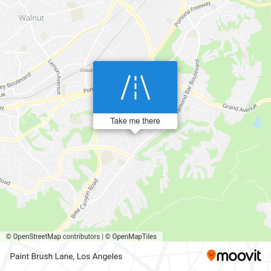 Mapa de Paint Brush Lane