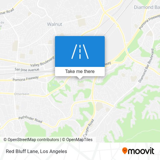 Mapa de Red Bluff Lane