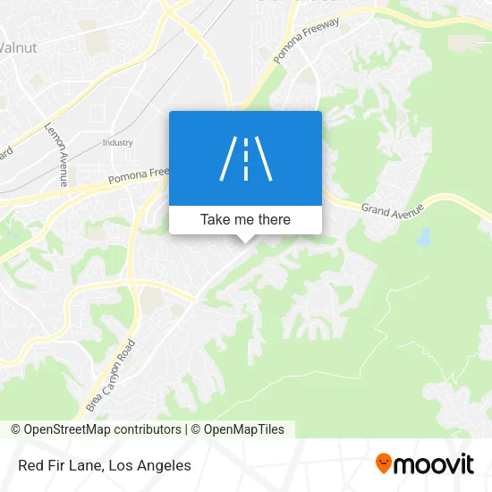 Red Fir Lane map
