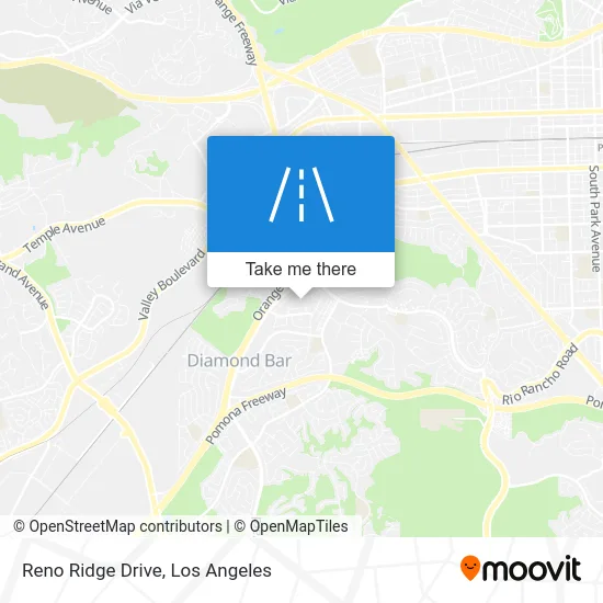 Reno Ridge Drive map