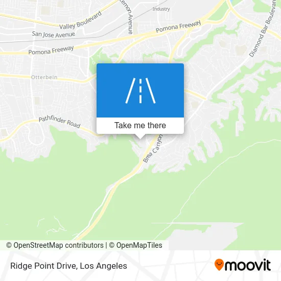 Ridge Point Drive map