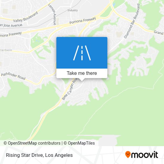 Mapa de Rising Star Drive