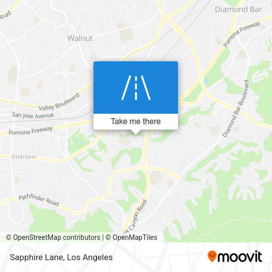 Mapa de Sapphire Lane
