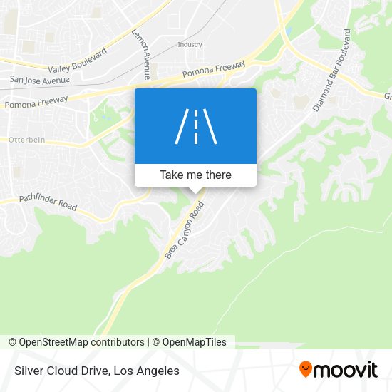 Silver Cloud Drive map