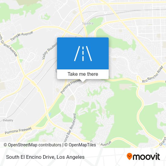 South El Encino Drive map
