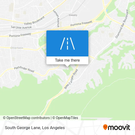 South George Lane map