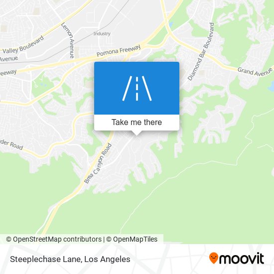 Steeplechase Lane map