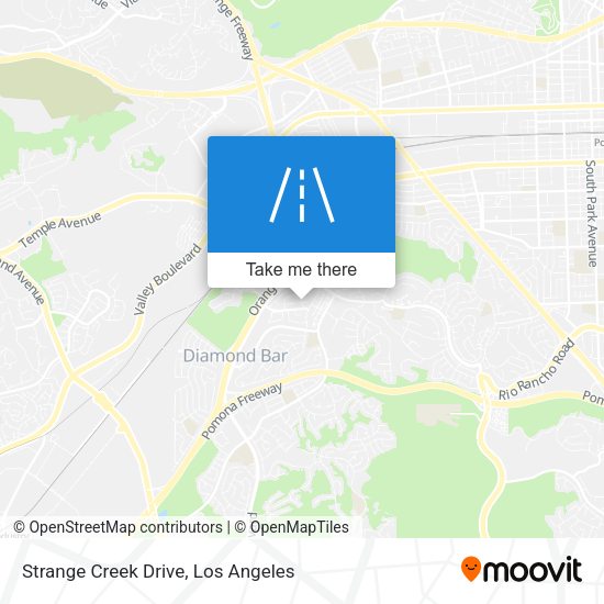 Strange Creek Drive map