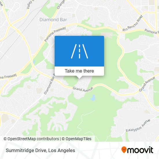 Summitridge Drive map