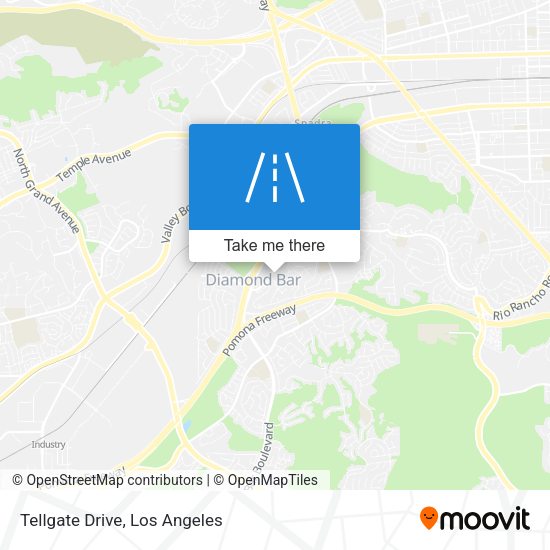 Mapa de Tellgate Drive