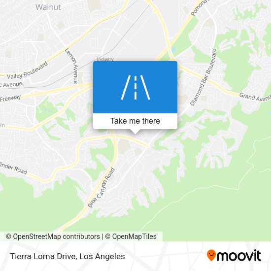 Tierra Loma Drive map