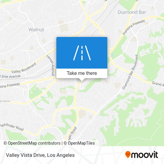 Valley Vista Drive map