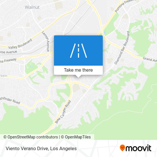 Viento Verano Drive map