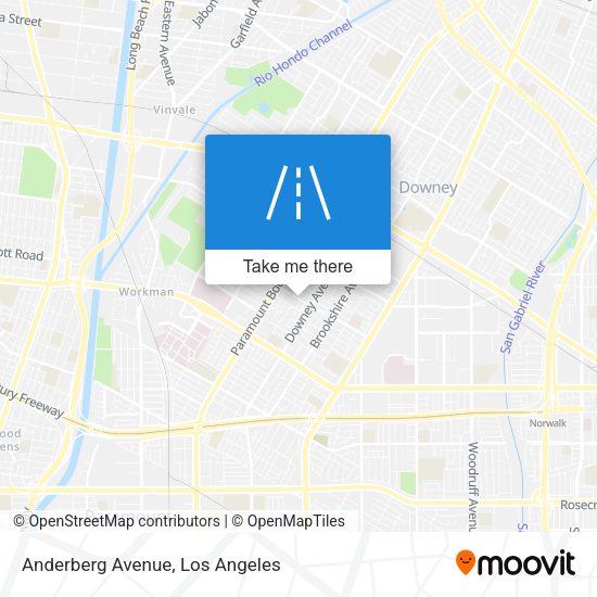 Anderberg Avenue map
