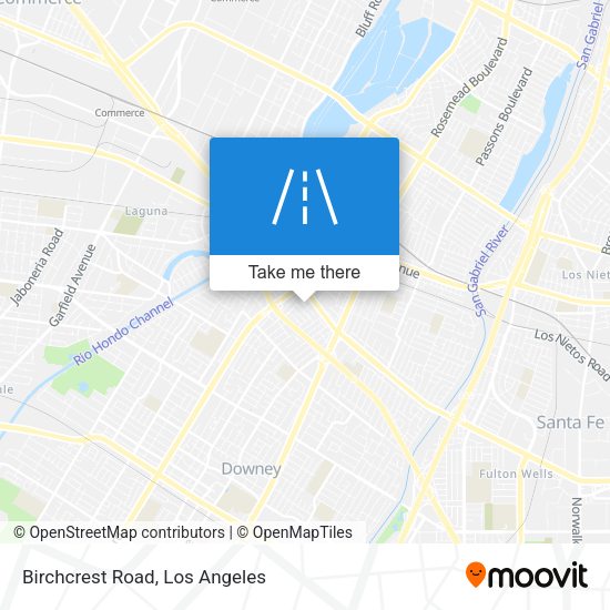 Birchcrest Road map