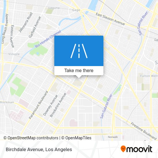 Birchdale Avenue map