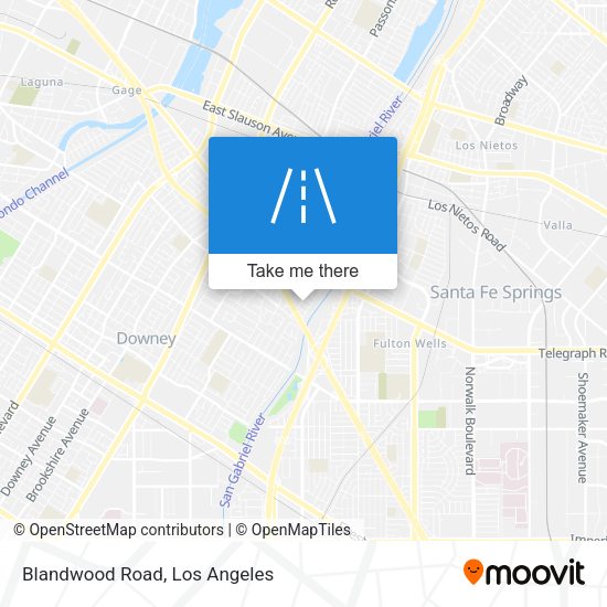 Mapa de Blandwood Road
