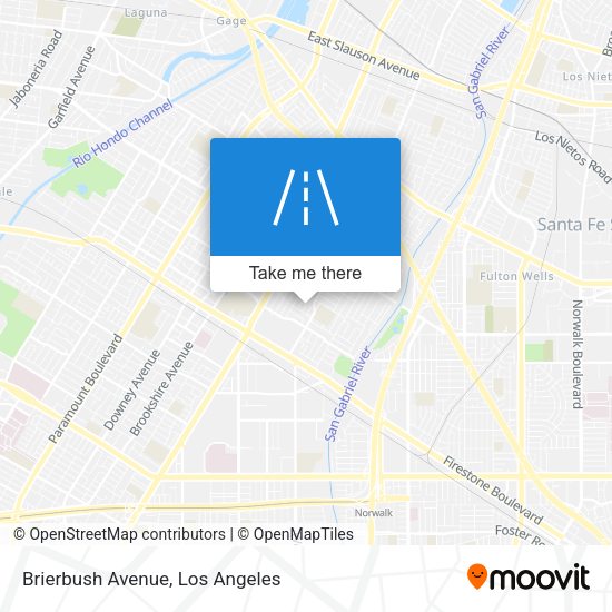 Brierbush Avenue map
