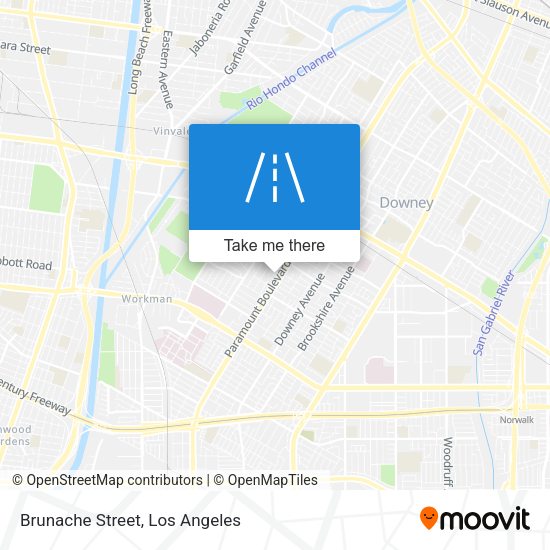 Brunache Street map
