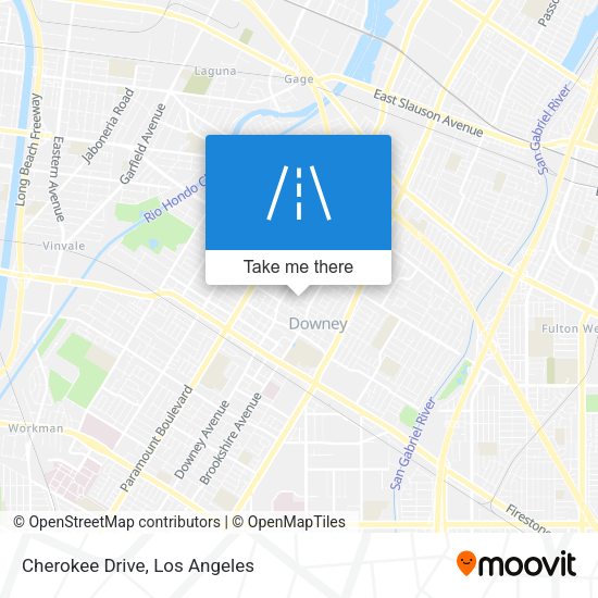 Mapa de Cherokee Drive