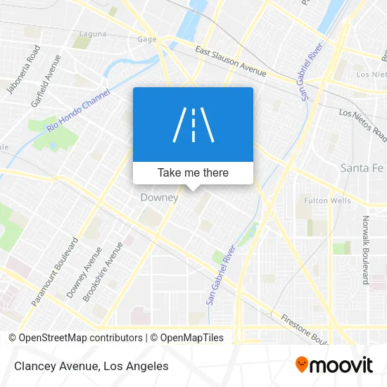 Mapa de Clancey Avenue