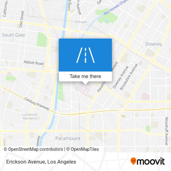 Mapa de Erickson Avenue